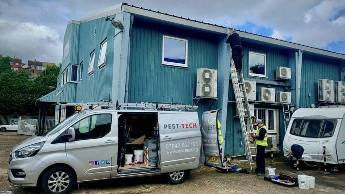 pest control treatments at a commercial site in maidstone, kent