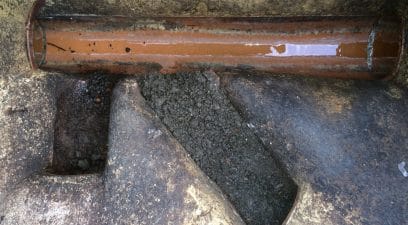 pipe in concrete | Maidstone Rodent, Bird & Insect Removal