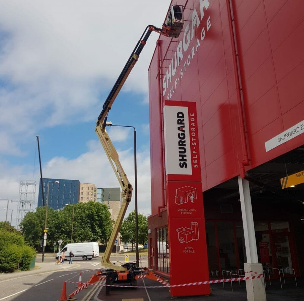 Commercial bird proofing work